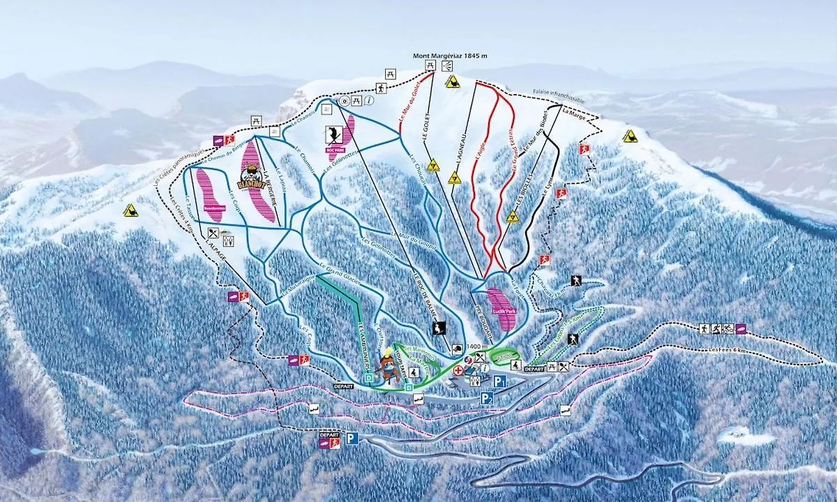 Logement 7Pers-15Mn Piste-Expose Sud-Coeur Station Aillon-le-Jeune Апартаменты